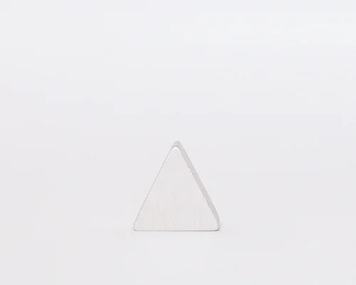 Figurine Père Noël Triangulaire de Noël Argent