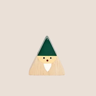 Figurine Sapin Triangulaire de Noël Vert