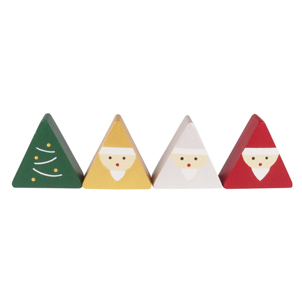 Figurine Sapin Triangulaire de Noël Vert