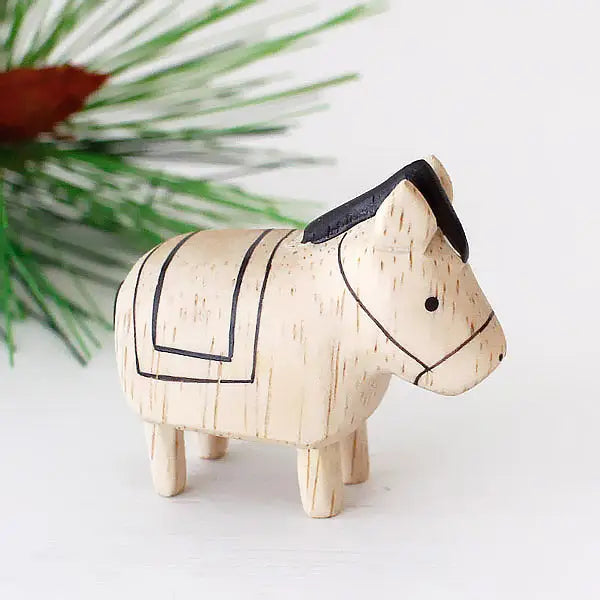 Figurine Cheval en Bois - Wooden Animal