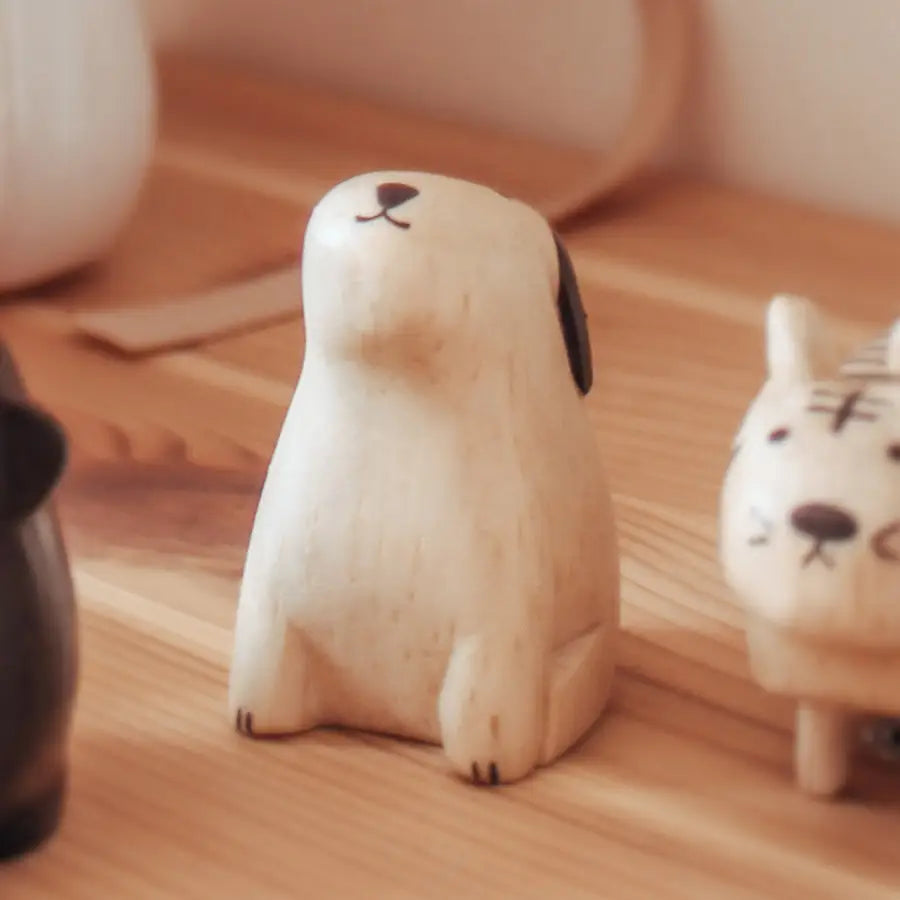 Figurine Chien en bois | Signe du Zodiaque - Wooden Animal