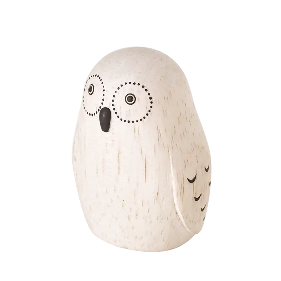 Figurine Chouette en Bois - Animal en bois