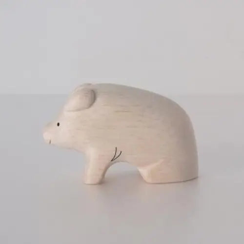 Figurine Cochon en Bois - Animal en bois