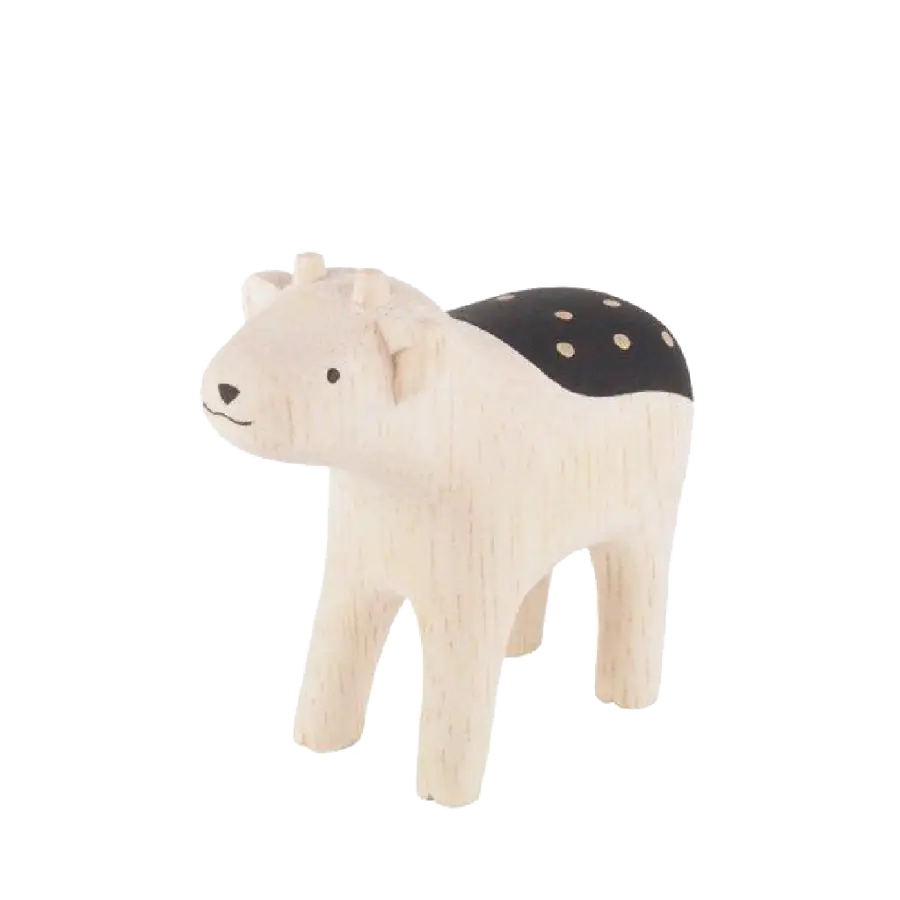 Figurine Faon en Bois - Animal en bois