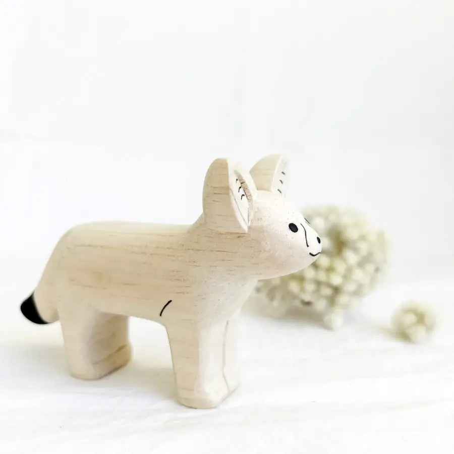 Figurine Fennec en Bois - Animal en bois