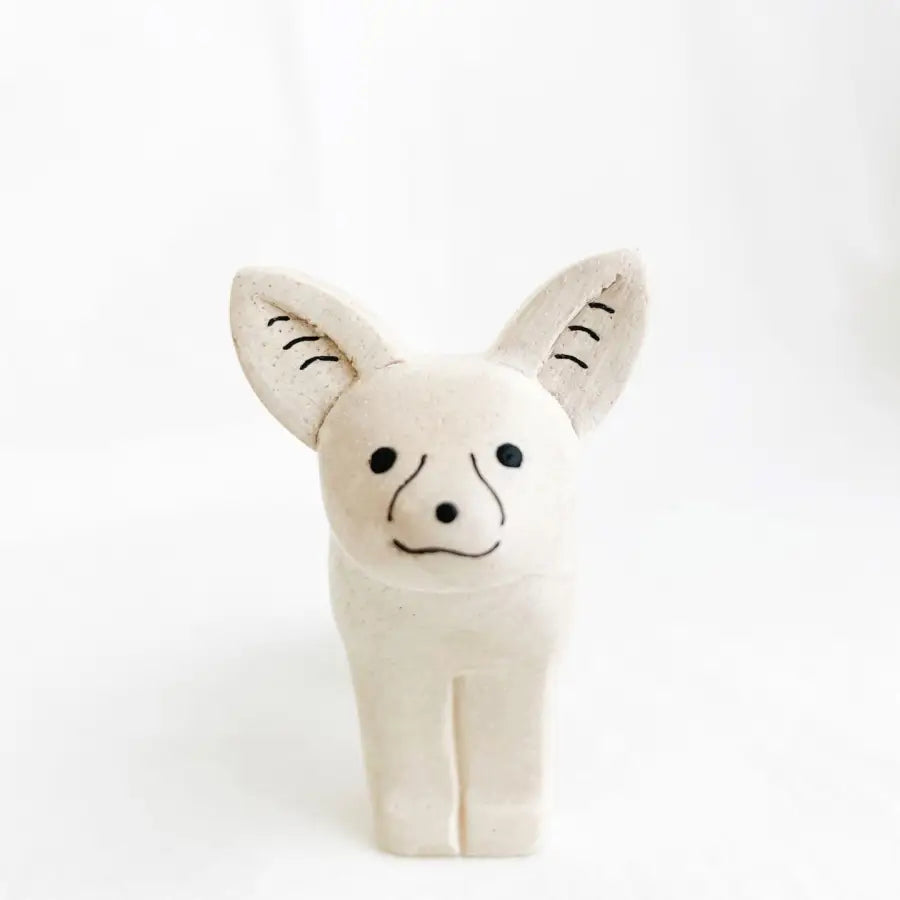 Figurine Fennec en Bois - Animal en bois