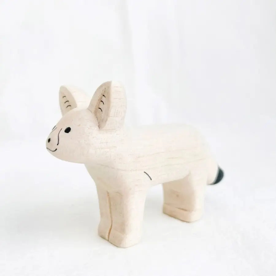 Figurine Fennec en Bois - Animal en bois