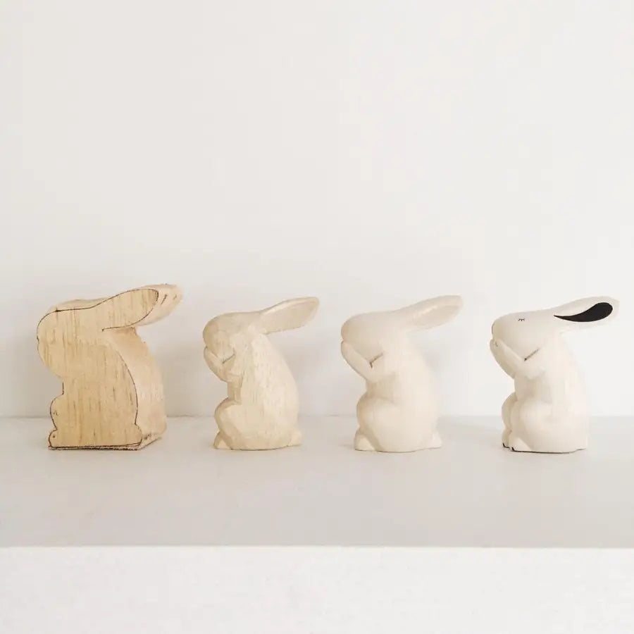 Figurine Ours Polaire en bois | PolePole - Animal en bois