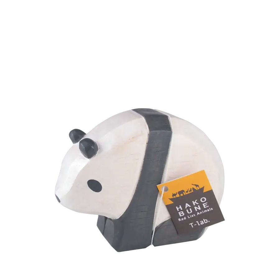 Figurine Panda Géant en bois | HAKOBUNE - Wodden Animal