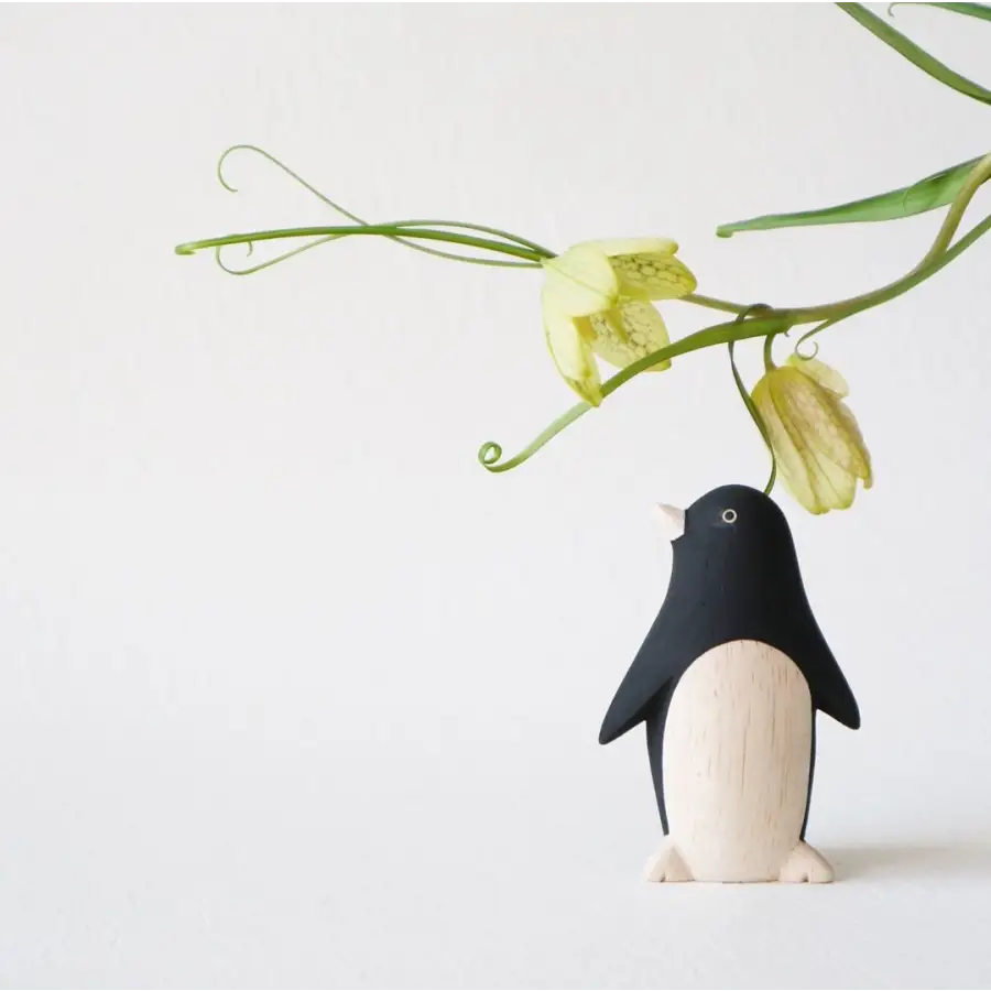 Figurine Pingouin en Bois - Animal en bois