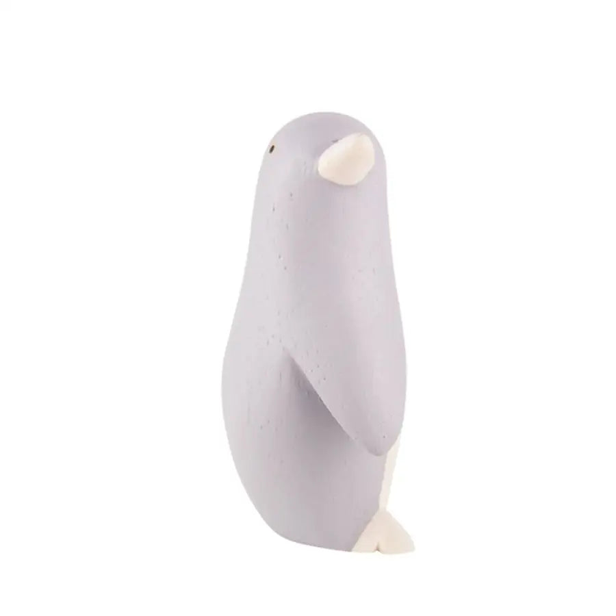 Figurine Pingouin gris en Bois - Animal en bois