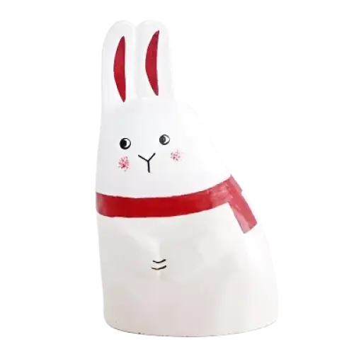 Figurine Série Nakayoshi Noël Lapin Yorisoi - Animal en bois