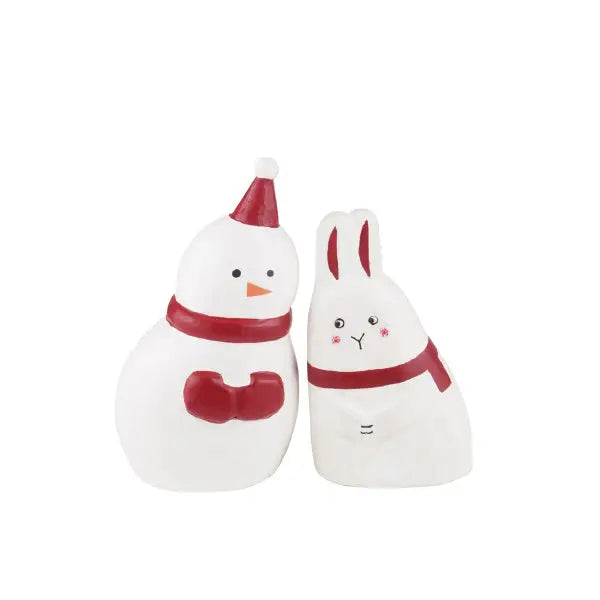 Figurine Série Nakayoshi Noël Lapin Yorisoi - Animal en bois