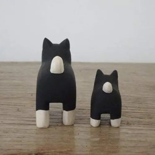 Figurine Shiba Parent en Bois - Wodden Animal