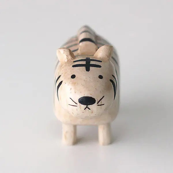 Figurine Tigre en bois | Signe du Zodiaque - Wooden Animal