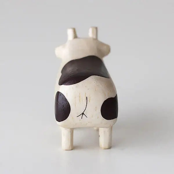 Figurine Vache en bois | Signe du Zodiaque - Wooden Animal