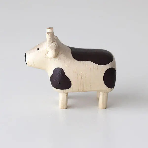 Figurine Vache en bois | Signe du Zodiaque - Wooden Animal