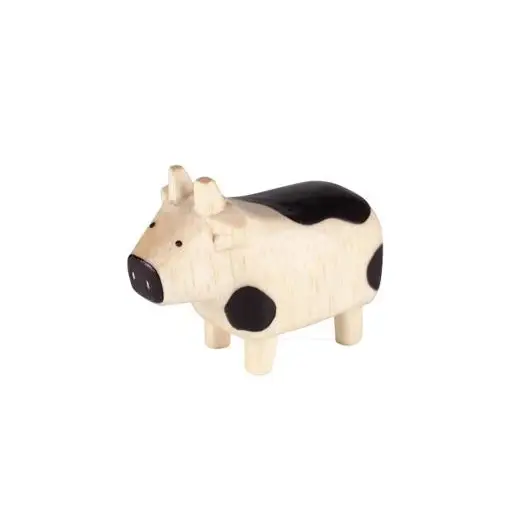 Figurine Vache en bois | Signe du Zodiaque - Wooden Animal